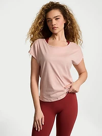 VSX Pima Cotton Jersey Open-Back Tee