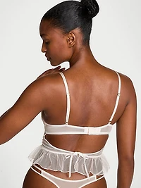Wildflower Embroidery Flounce Bra Top