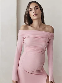 Off The Shoulder Evening Dress