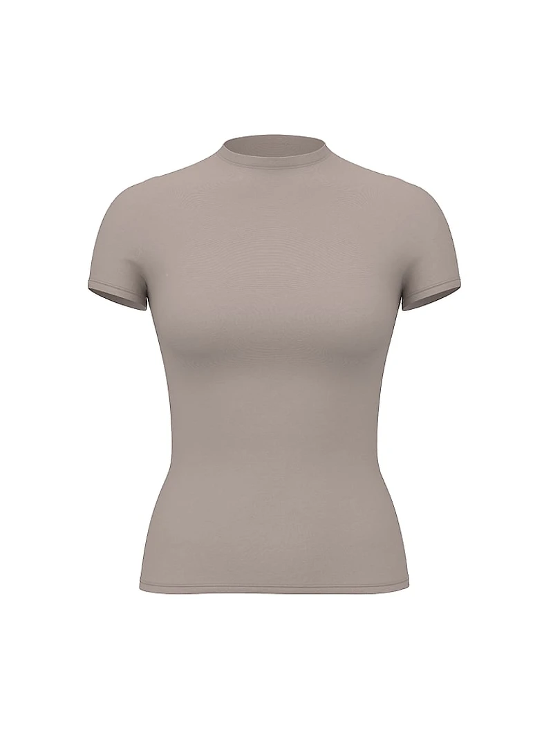 Base Daisy Sheer Short-Sleeve Tee