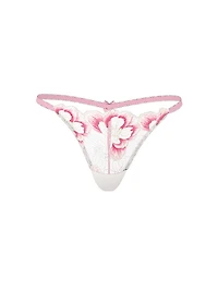 Peony Embroidery V-String Panty