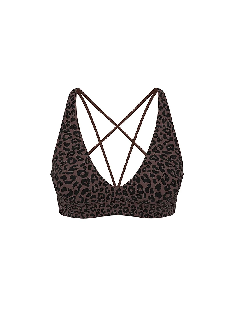 Relay Strappy Plunge Sports Bra