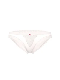 Bridal Tulle Ruffle Pom-Pom String Bikini Panty