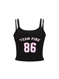 Varsity Mesh Layered Tank Top