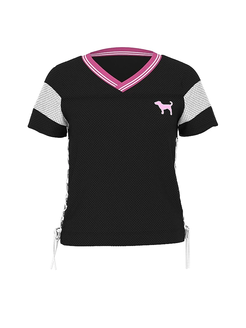 Varsity Lace-Up Football Jersey