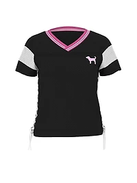 Varsity Lace-Up Football Jersey