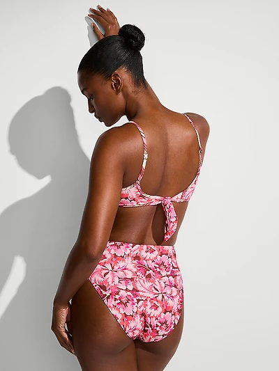 Boho Beach High-Waist Full-Coverage Bikini Bottom