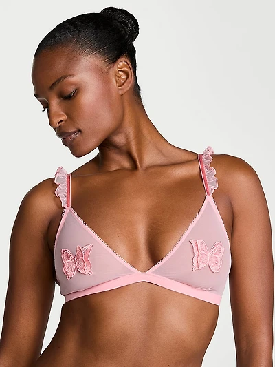 Tease Butterfly Unlined Triangle Bralette