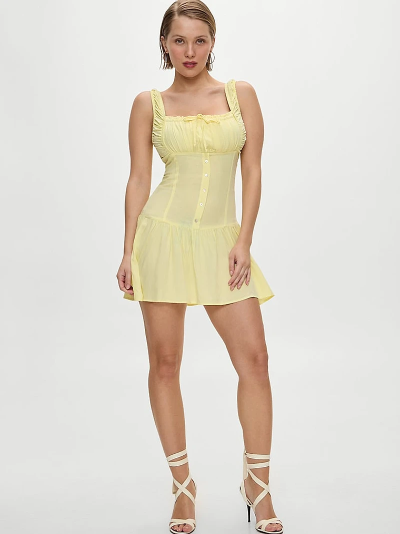 Christa Rayon Mini Dress