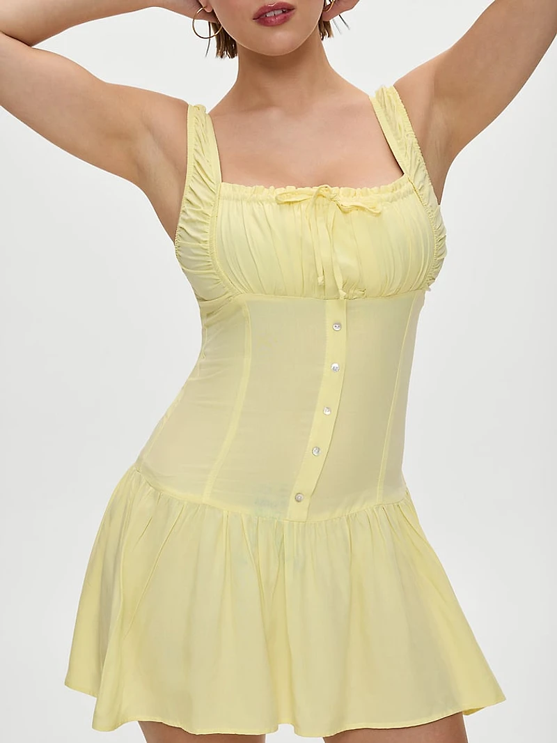 Christa Rayon Mini Dress