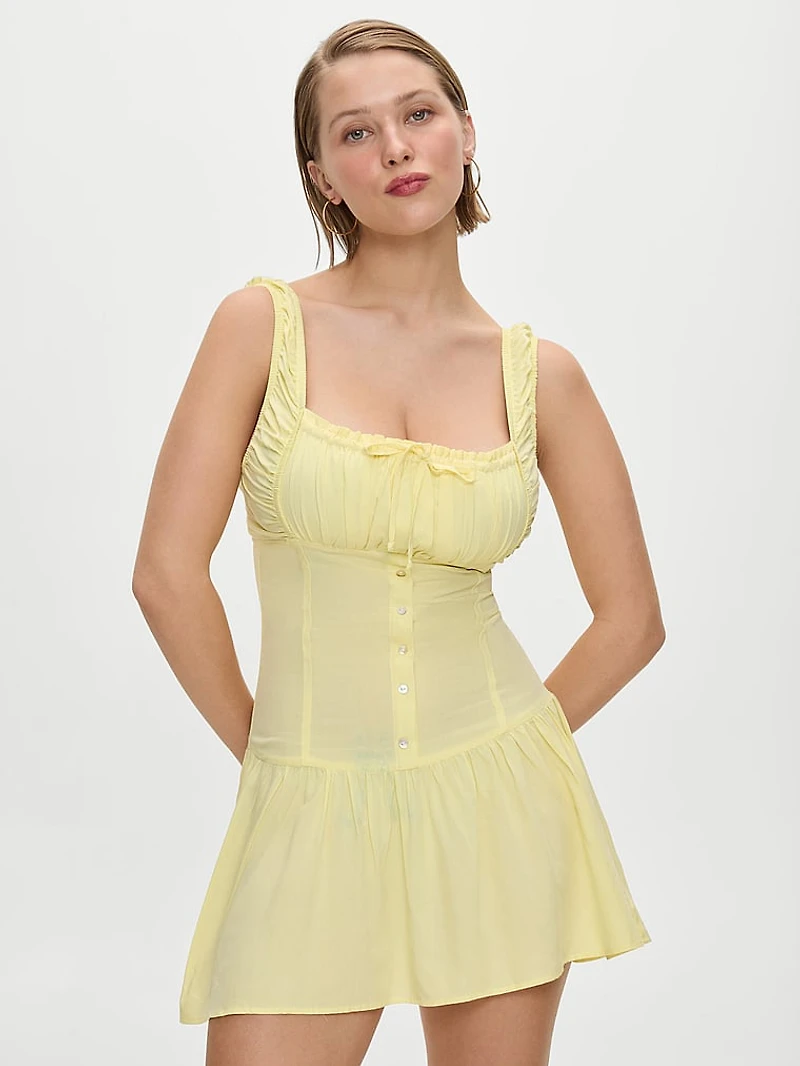 Christa Rayon Mini Dress