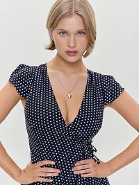 Lucy Wrap Mini Dress