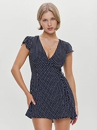 Lucy Wrap Mini Dress