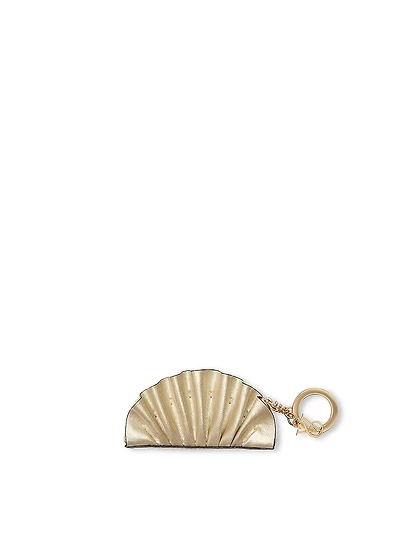Gold Shell Coin Purse Keychain