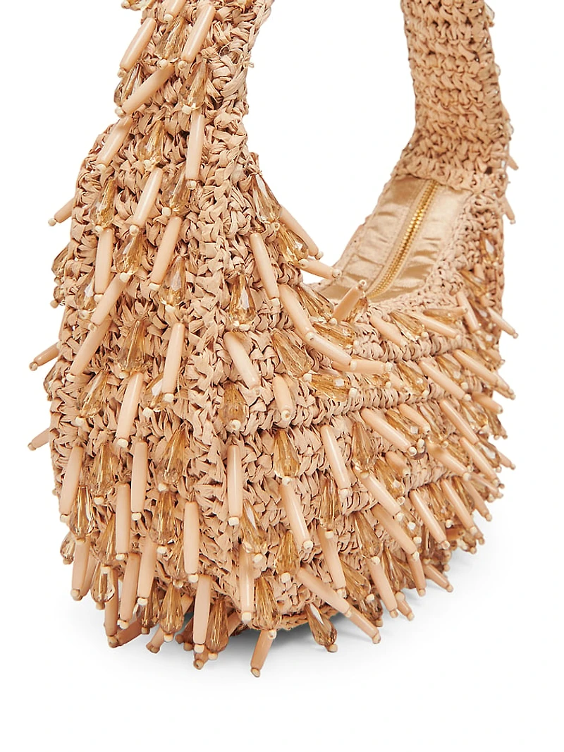 Caicos Raffia Shoulder Bag
