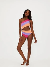 Joyce Metallic One-Piece Swimsuit