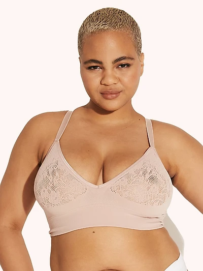 Unlined Comfort Plunge Bra