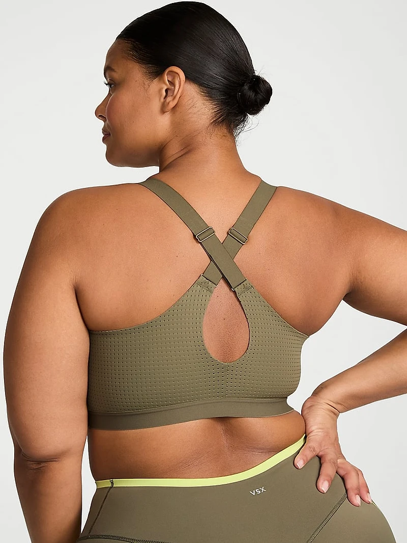 VSX Lightweight Mesh Plunge Sports Bra