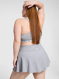 All-Day Cotton Foldover Skort