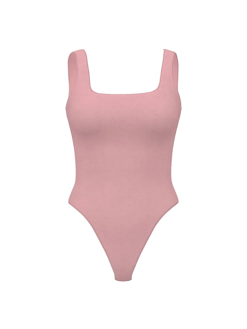 Bodywear by Victoria's Secret with FeatherSoft™ Innovation Square-Neck Tank Bodysuit