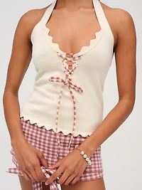 Sisi Scallop Knit Tank