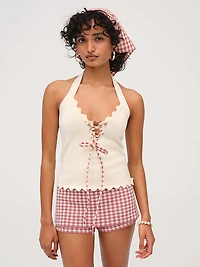 Sisi Scallop Knit Tank