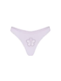 Cotton High-Leg Thong Panty