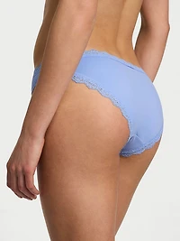 Lace-Trim String Bikini Panty