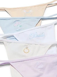 5-Pack Stretch Cotton V-String Panties