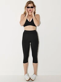 Relay Strappy Plunge Sports Bra
