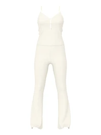 Lounge Ribbed Henley Cami & Pants Set