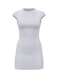 All-Day Soft Ribbed Bodycon Dress