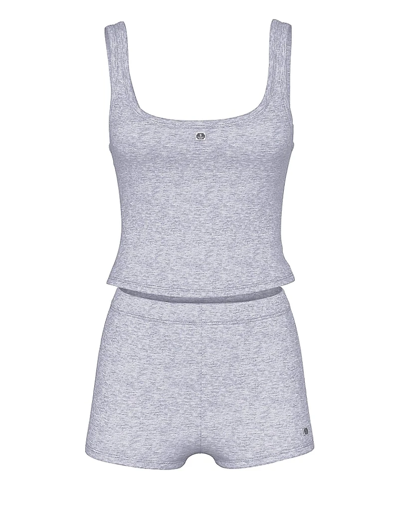 100% Cotton Tank & Shorts Pajama Set