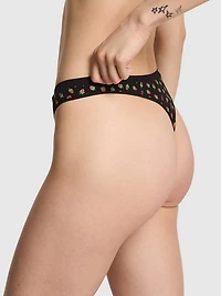 Seamless High-Leg Thong Panty
