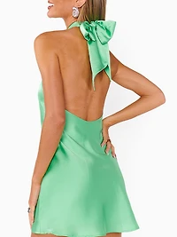 Jasmine Halter Mini Dress