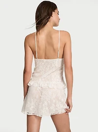 Dare to Dream Lace Flounce Mini Slip