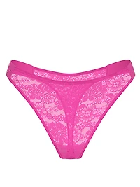 Bling Lacie Logo Scoop Thong