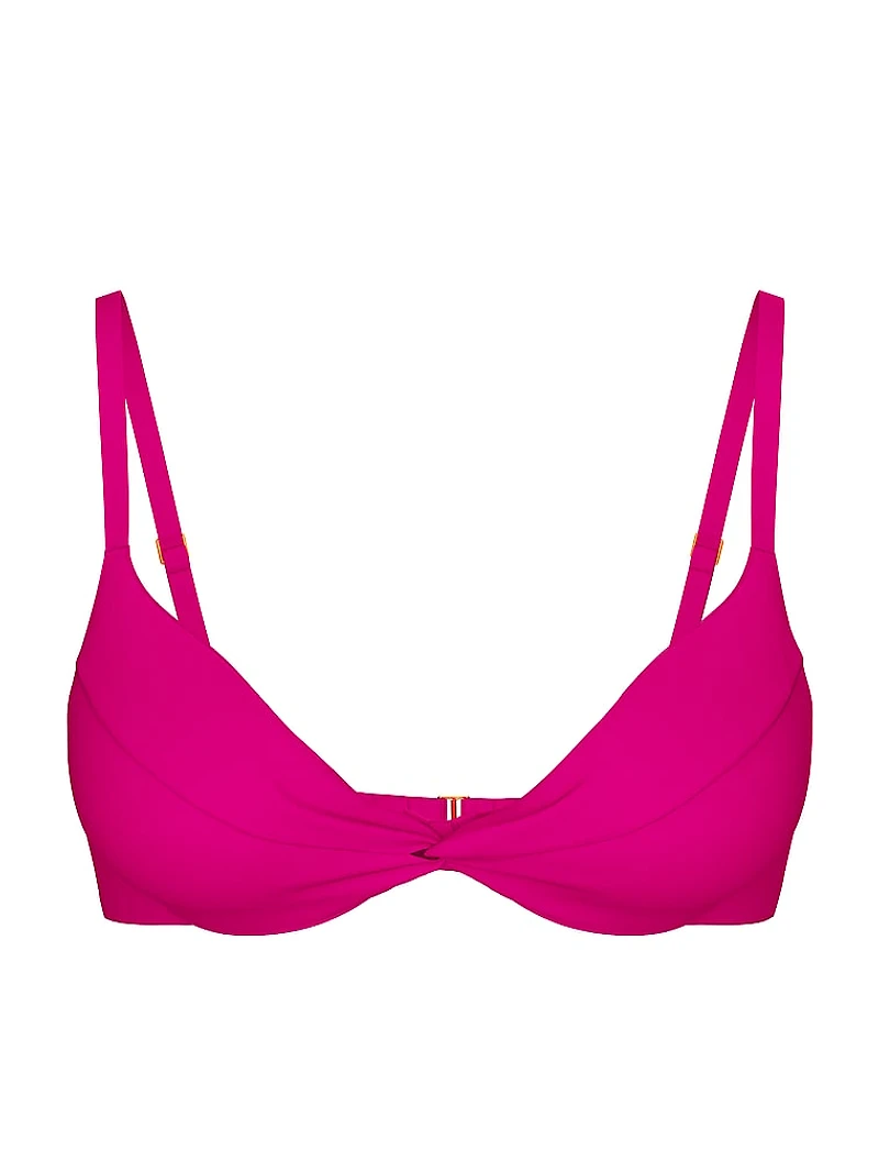 Essential Twist Push-Up Bikini Top