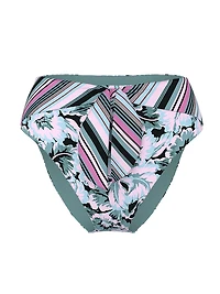 Boho Beach High-Waist Full-Coverage Bikini Bottom