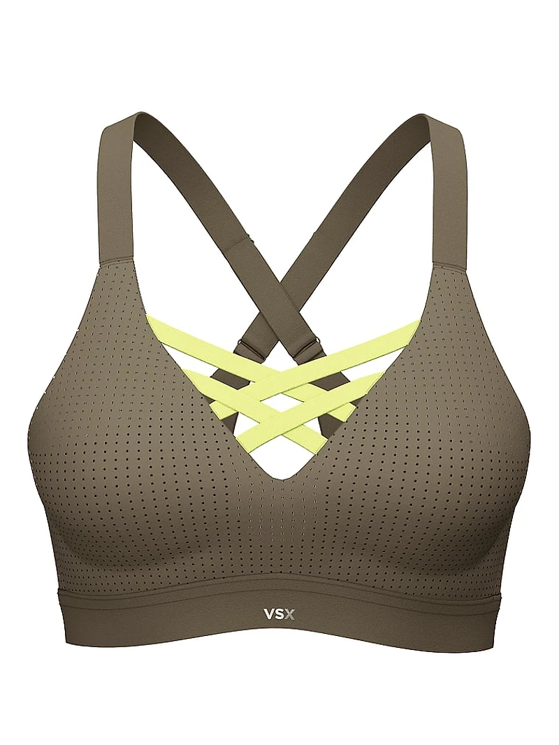 VSX Lightweight Mesh Plunge Sports Bra