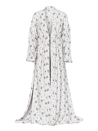 Wildflower Chiffon Long Robe