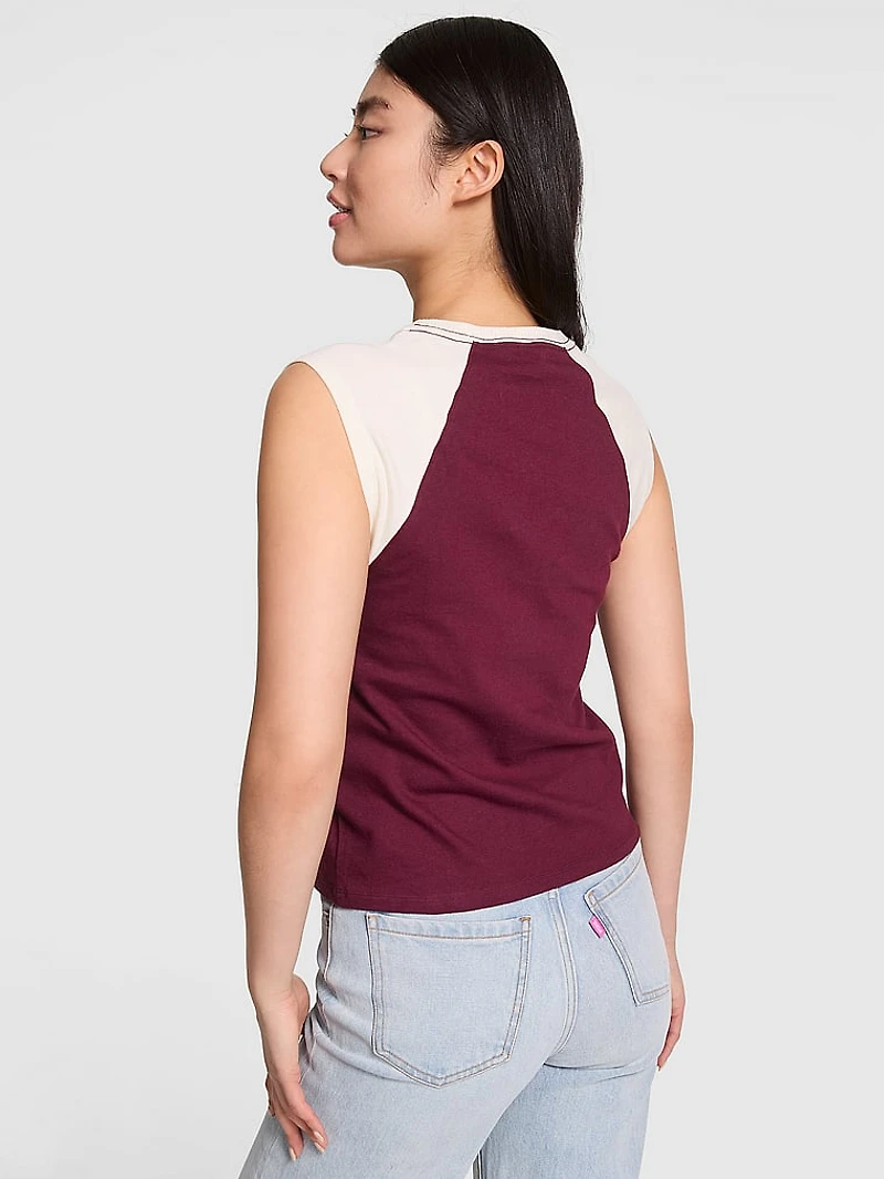 Retro Cotton Muscle Tank Top