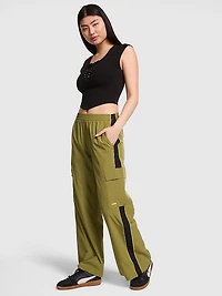 Tech Woven Wide-Leg Pants