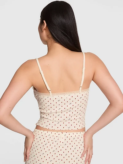 Drop Needle Pointelle Tank Top