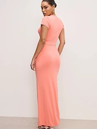 Stretch Jersey Maxi Skirt