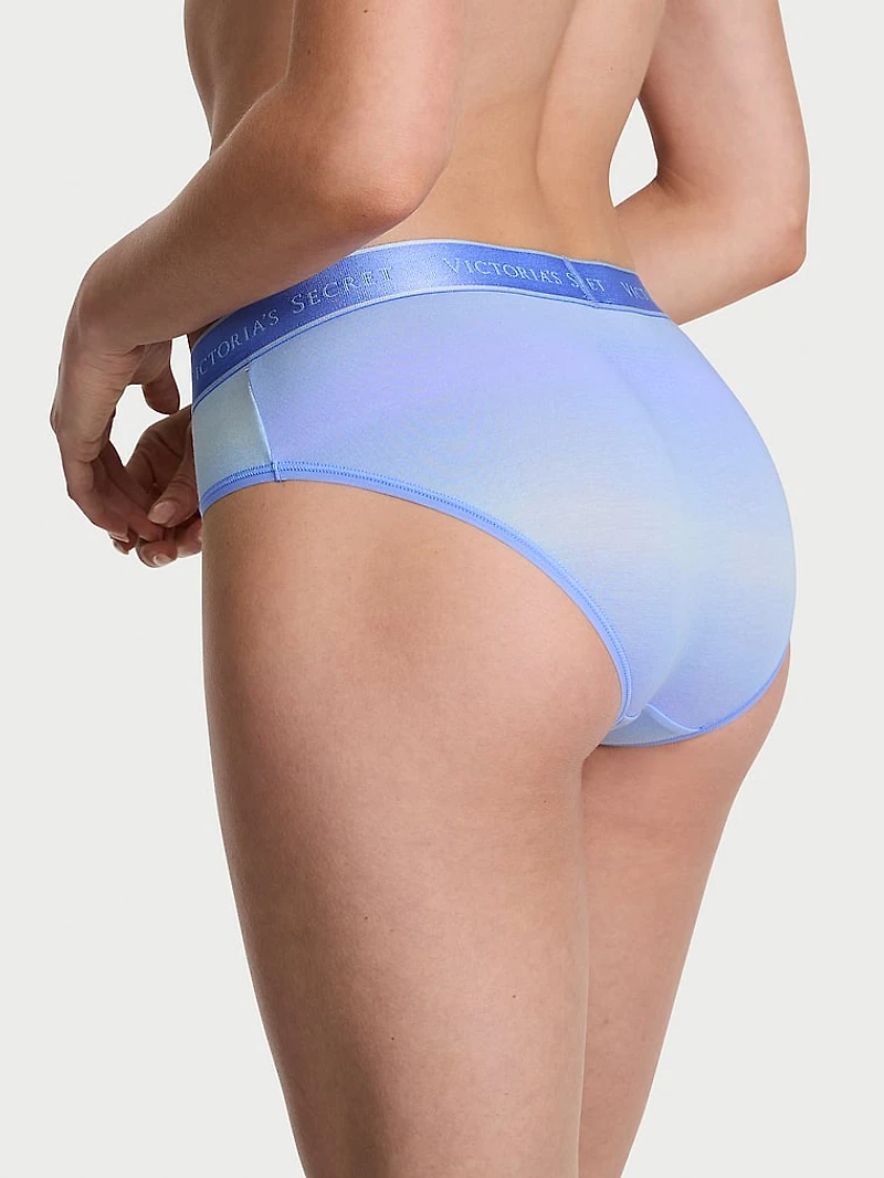 Logo Cotton Hiphugger Panty