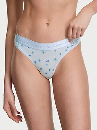 Ultra-Fine Modal Logo Thong Panty