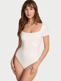 Bodywear by Victoria with FeatherSoft™ Innovation Square-Neck Bodysuit