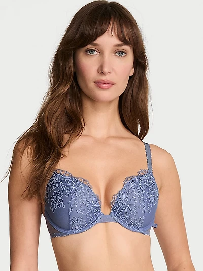 Sexy Tee Daisy Lace Push-Up Bra