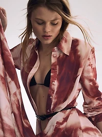 Atelier Victoria's Secret X Altuzarra Georgette Long Shirt Dress